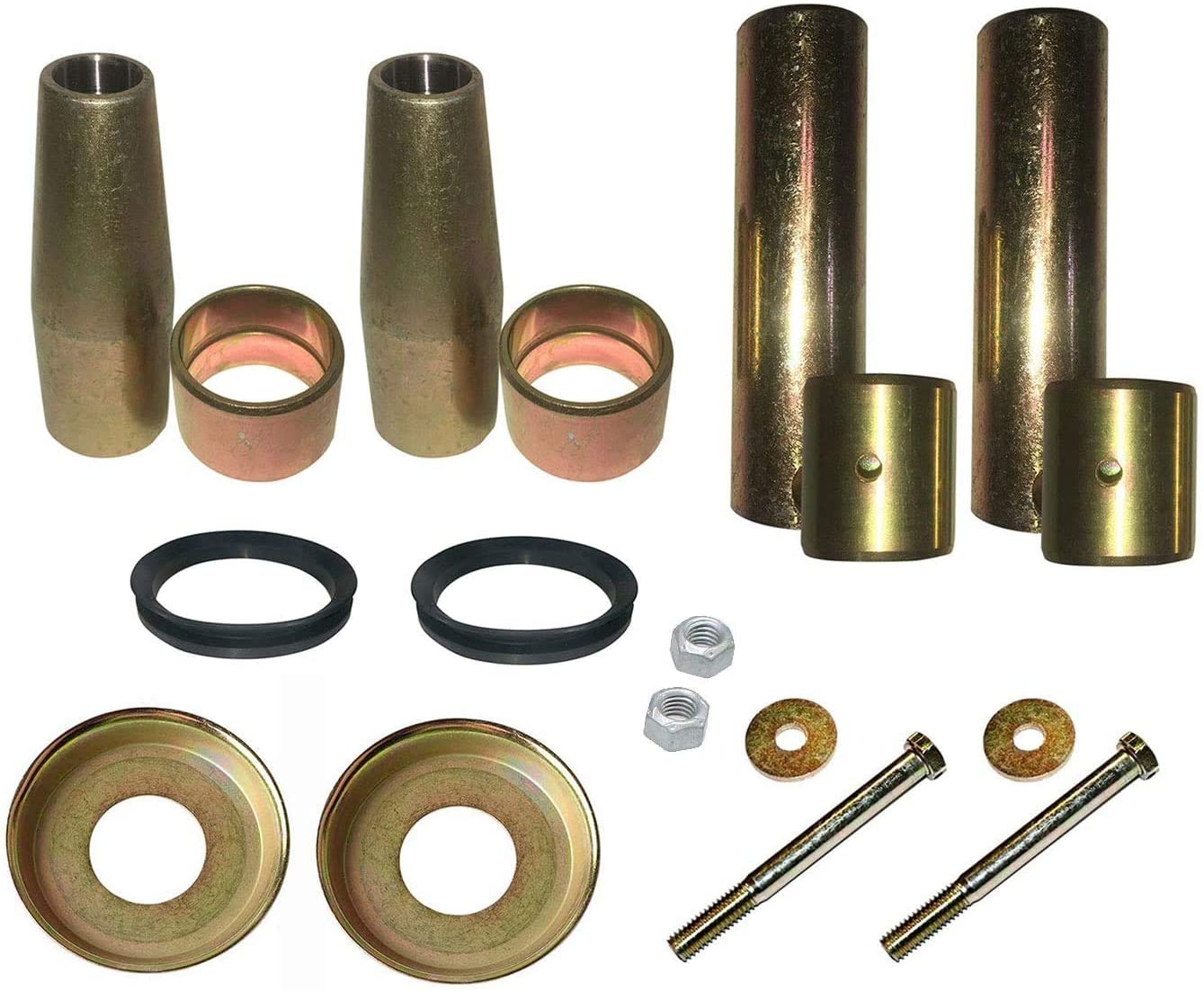 Jeenda Pin and Bushing Kit 6732443 6577954 7139943 for Bobcat A300 T250 T300 T320 S220 S250 S300 S330 T180 T190 S150 S160 S175 S185 773 T550 T590 T595 S510 S530 S550 S570 S590 S595 S175 S185 773