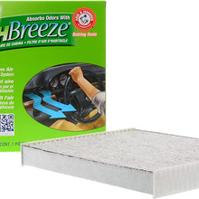 FRAM Fresh Breeze Cabin Air Filter Replacement for Car Passenger Compartment w/ Arm and Hammer Baking Soda, Easy Install, CF11182 for Select Acura and Honda Vehicles