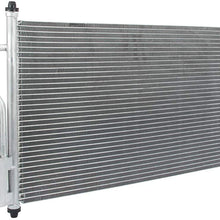 ECCPP Auto Parts Air Conditioning A/C AC Condenser Aluminum A/C AC Condenser Replacement Radiator for 2000-2005 Ford Focus 2004 Honda CR-V 2017 Subaru Impreza