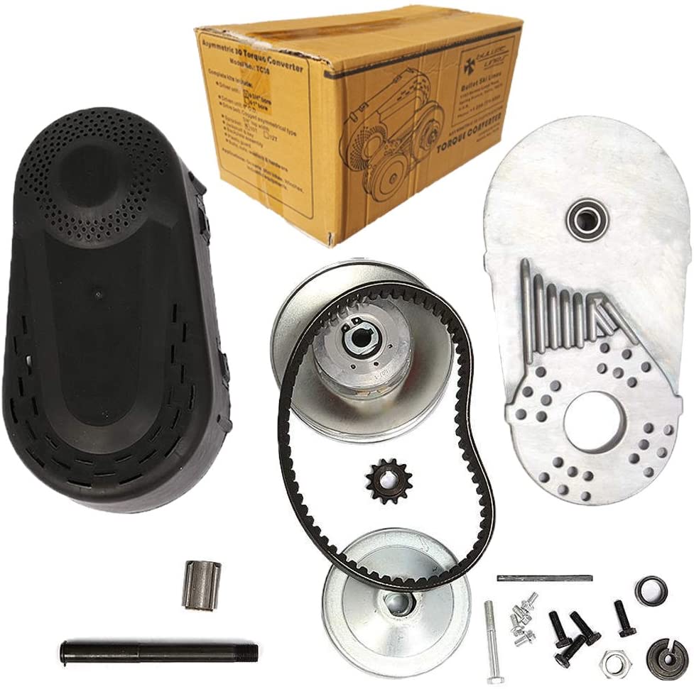 Bullet Lines Torque Converter Go Kart Clutch, Replaces Comet TAV2 3/4 Inch 30-75, Manco, 10t 40 or 41 Chain, Small Engine Belt Drive, 3/4
