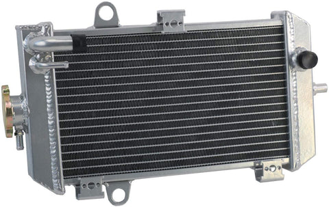 ALLOYWORKS 2 Row Aluminum Radiator For 2006-2014 Yamaha Raptor 700 YFM700 2007 2008 2009 2010