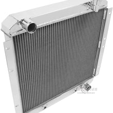 Champion Cooling Systems, 2 Row with 1" Tubes All Aluminum Replacement Radiator For 1958-1984 Toyota Land Cruiser FJ40, 1958-1980 Land Cruiser, Engine application: 3.9 & 4.2 V6, American Eagle Part #AE180