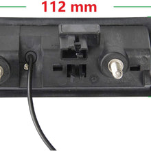 HD 720p Backup Camera with Tailgate Handle for Universal Monitors (RCA),Rear View Reverse Parking Camera for VW Tiguan Passat B5/B6/B7 Jetta/Jetta SE/Jetta MK6 Touareg Sharan