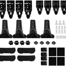RE&AR Tuning Roof Rack fits BMW 2 Series F46 Gran Tourer 2015-2021 Cross Bars Rail Carrier Aluminum Gray Rain Gutter