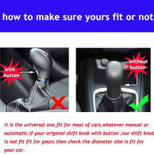 XYZCTEM Universal 110mm Touch Activated Ultra Blue LED Light Illuminated Shift Knob,Fits for Most Cars with Button-Less Operated Shifter-Make Sure Fits Your Car Before Place Order
