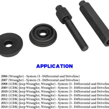 6764A Inner Axle Seal Installer Set for Jeep Vehicles with Dana Model 30 Non-disconnect Front Axles 1994-1996