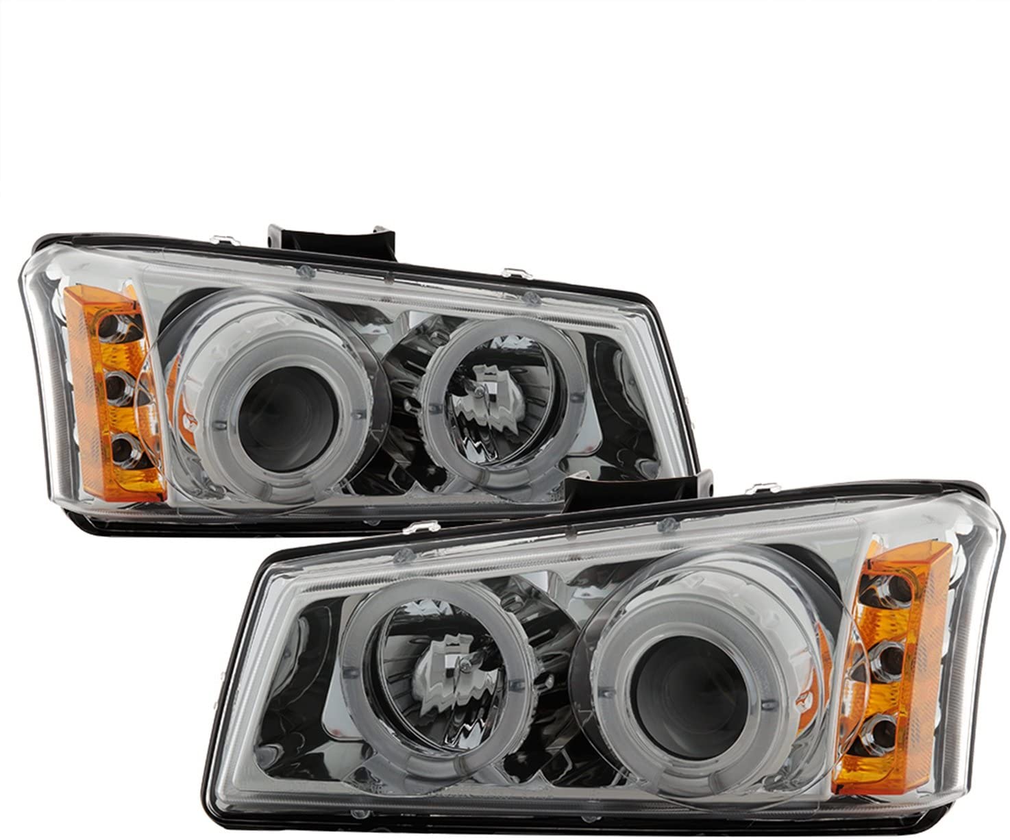 Spyder Auto 5009463 LED Halo Projector Headlights Chrome/Clear