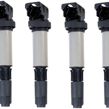 ENA Pack of 6 Ignition Coils Compatible with BMW X3 X5 Z3 Z4 Mini Copper E46 325i 325Ci 325xi 330i 330Ci 330xi 525i 530i E39 E53 E60 E63 B322 2.5L 3.0L 3.2L L6 L8 C1404
