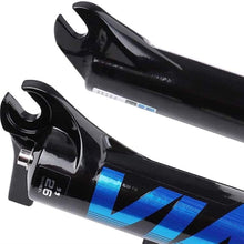 YHBM Bicycle Fork Bike Air Forks,26 27.5 29 Inch Suspension Fork,Cycling Straight Tube Shoulder Control MTB Shock Absorber Unisex's Travel 100mm Air Fork