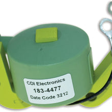 CDI Electronics 183-4477 Johnson/Evinrude Ignition Coil-1/2 Cyl (1968-1988)