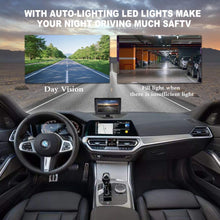 JPP Rear View Camera - Waterproof Reverse Backup Cameras for Car 170° Viewing Angle Night Vision with 4 IR LED Lights (Silver)