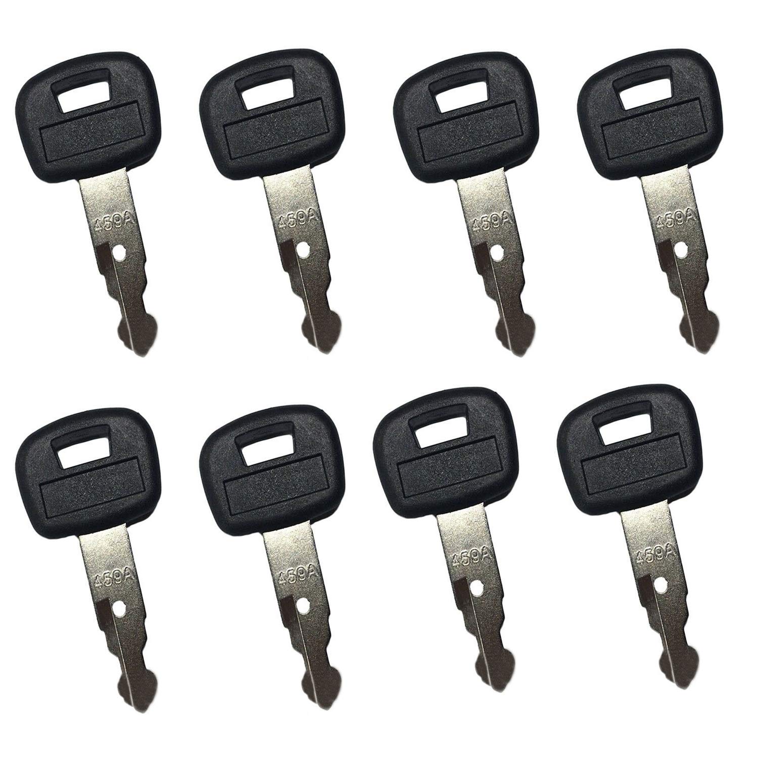 Mover Parts (8) Ignition Keys RC411-53933 459A RC461-53930 for Kubota Mini Excavator Backhoe Skid Steer Track Loader KX121-3 KX161-3 KX41-3 KX71-3 KX91-3 U15 U17 U25S U35 L39 L45 L47 L48 SVL75 SVL90