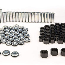 SuperATV Heavy Duty UHMW A-Arm/Control Arm Bushing Kit for OE Arms for Polaris Ranger XP 1000 (2018+) - Front and Rear - Stronger Than Stock