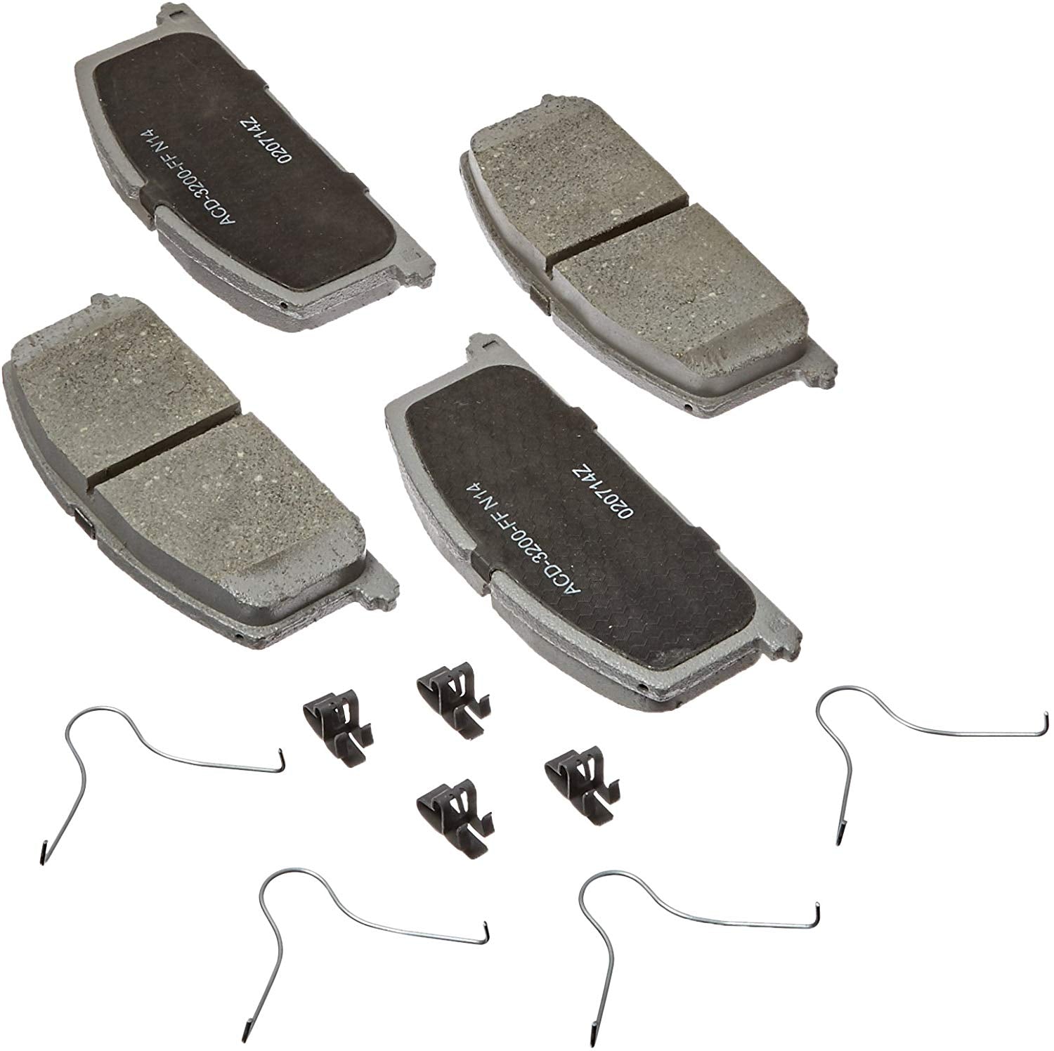 ACDelco 14D242CH Advantage Ceramic Front Disc Brake Pad Set