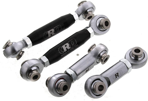 Sway Bar Links fit Polaris RZR RS1 2018-2021 Front and Rear Black by Race-Driven