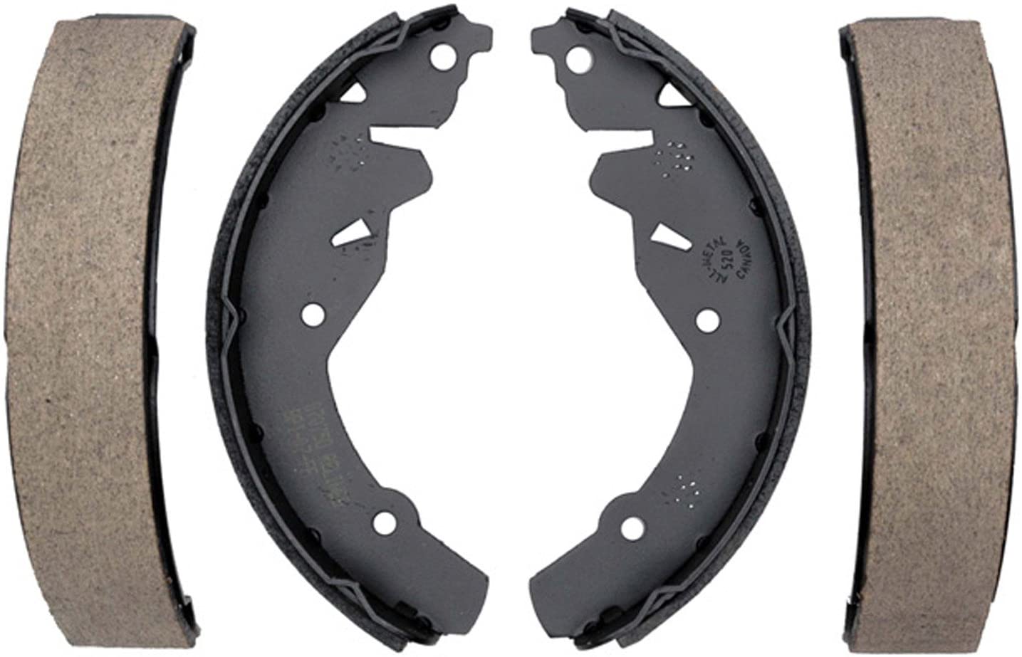 ACDelco 17520B Professional Bonded Rear Drum Brake Shoe Set