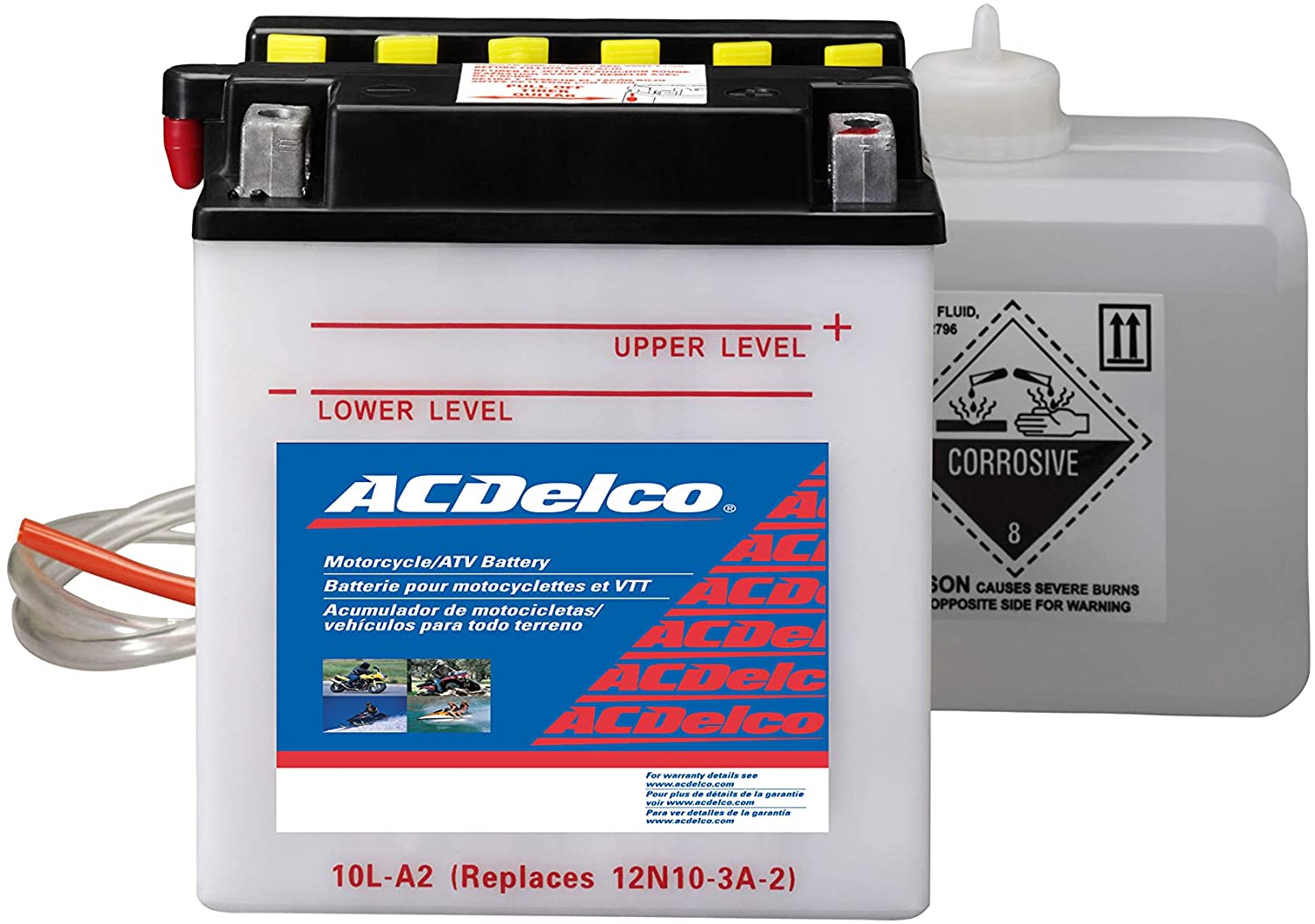 ACDelco AB10LA2 Specialty Conventional Powersports JIS 10L-A2 Battery