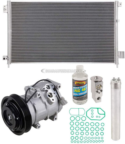 A/C Kit w/AC Compressor Condenser & Drier For Honda Accord Sedan V6 2003 2004 2005 2006 2007 - BuyAutoParts 60-82468CK New