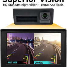 HD 1280x720p Reversing Camera Integrated in Trunk Handle Rear View Backup Camera for 3er F30 5er F10 F11 X3 F25 320Li/530i/328i/535Li/520Li