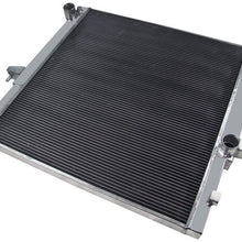 OzCoolingParts 03-10 Dodge Ram-Series Radiator - Pro 2 Row Core Full Aluminum Radiator For 2003-2010 2004 2005 06 07 08 09 Dodge Ram 2500/3500 5.9 6.7 L6 Cummins Engine