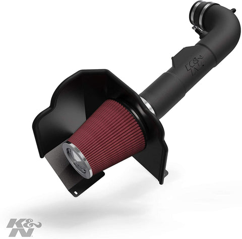 K&N Cold Air Intake Kit: High Performance, Guaranteed to Increase Horsepower: 2014-2020 Chevy/GMC/Cadillac (Silverado 1500, Suburban, Tahoe, Sierra 1500, Yukon, Yukon Denali, Escalade) V8,63-3082