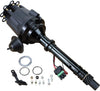 Dragon Fire Performance Pro Series Ready to Run Ignition Distributor Coil & 90° Spark Plug Wire Set Compatible Replacement for SBC BBC 262-283 302-350 383 396 400 402 427 454 OEM Fit DKIT1001ABK-90