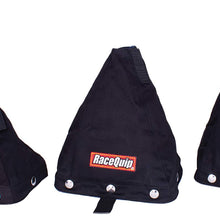 RaceQuip Racecar Shifter Boot with Mounting Base Plate Fire-Retardant Black Standard Height 871001