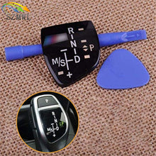 SZMWL Car Gear Sticker Shift Knob Panel Cover for BMW LHD Models ///M E82 E90 E60 F10 F30 F34 Long Type