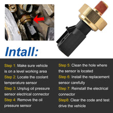 EVIL ENERGY Engine Oil Pressure Sensor Swith Sender 5149062AA 5149062AB Replacement for 2011-2017 Chrysler 200/300 Dodge Jeep Ram 3.6L V6