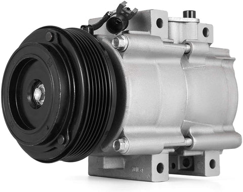 VEVOR CO 10973C (1K52Y61450) Universal Air Conditioner AC Compressor with clutch for 2002-2005 Kia Sedona 3497CC 3.5L V6 DOHC 58119 57119