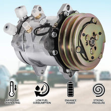 Mophorn CO 5104C SD5H09 Universal Air Conditioner AC Compressor for Sanden 5072 5071 5046 SD505 7104474Z 75R-82102 1984 1985 HONDA ACCORD SEi LX S Base 1.8L 4CYL