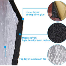 uxcell 394mil 10.76sqft Car Fender Engine Heat Sound Deadener Dampening Insulation Mat 40 Inch x 40 Inch