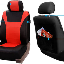 FH Group PU207102 Neo-Blend Leatherette Seat Cushions (Beige) Front Set with Gift – Universal Fit for Cars Trucks & SUVs