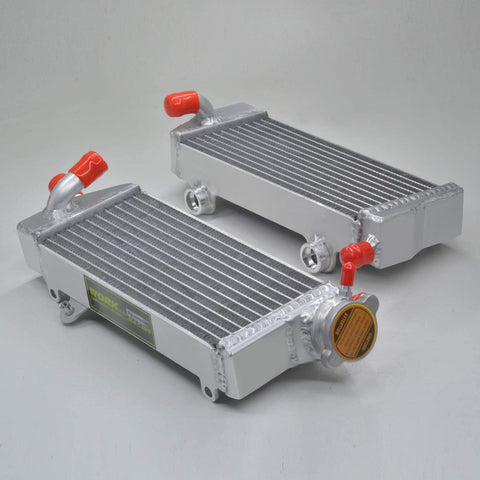 047D aluminum radiator compatible with KTM 125/150/200/250/300 SX/XC/XC-W 2013 2014 13 14 (with stopper+capless)