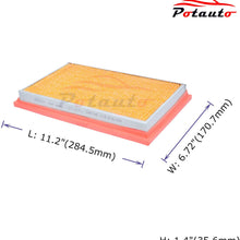 POTAUTO MAP 6039 (CA4309) Engine Air Guard Filter Compatible Aftermarket Replacement Part