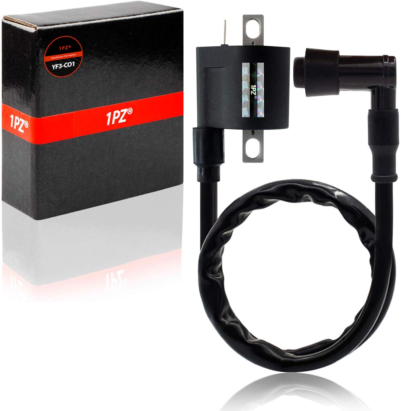 1PZ YF3-CO1 IGNITION COIL SPARK PLUG WIRE for Yamaha YFM 350 Warrior California 1998-2003
