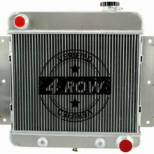 CoolingSky 62MM 4 Row Core Aluminum Radiator for 1962-1967 Chevrolet Chevy II Nova 6CYL Mount V8 Conversion