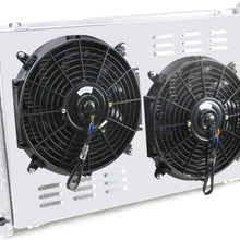 ALLOYWORKS 3 Row All Aluminum Radiator 2X12" Fans Shroud For 1977-1987 Chevy Nova C/K/G/P 10 20 30 40 Suburban/Buick Century Skylark / 1977-1980 GMC C/K/G 15 25 35 1500 2500 3500 Suburban