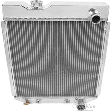 3 Row Aluminum Replacement Radiator & 16" Fan for 1960-65 Falcon,1964-66 Mustang,1960-65 Ranchero, 1960-65 Comet. Engines:See Full Description.Radiator by Champion . Part#259