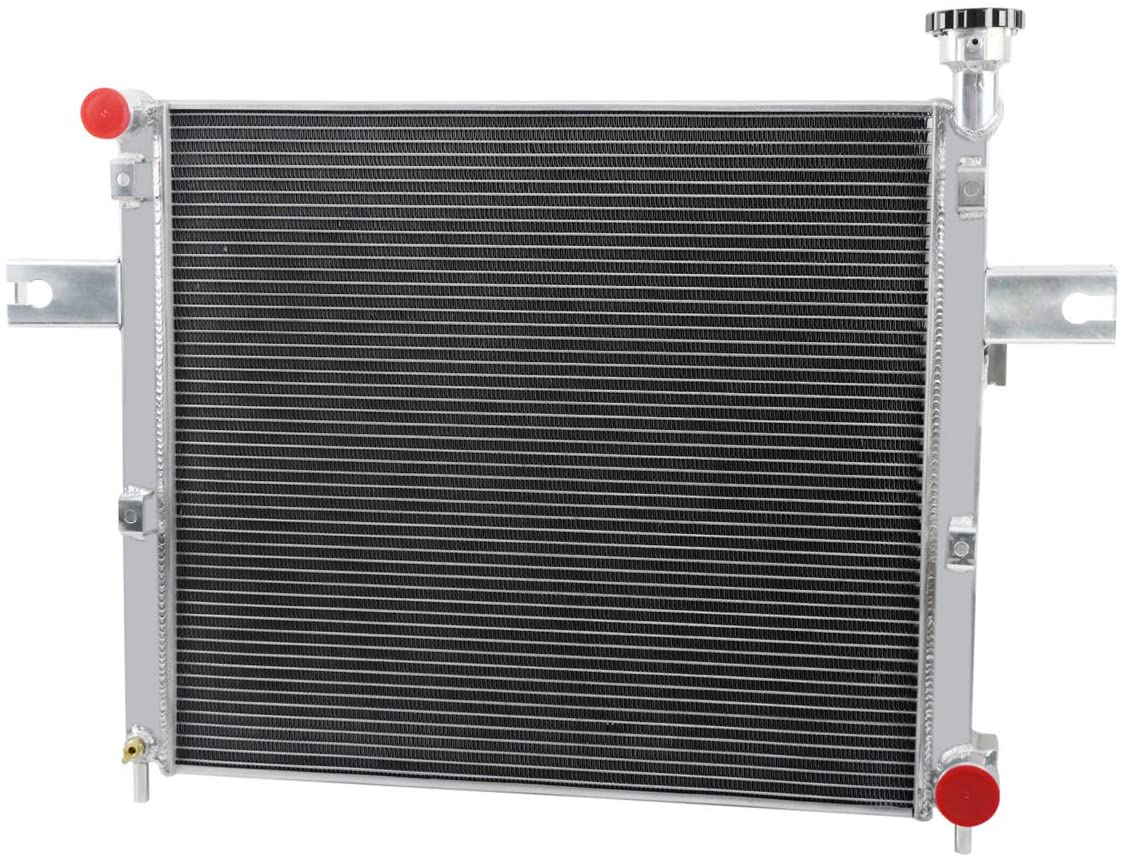 Primecooling 40MM 2 Row Core Aluminum Radiator for Jeep Commander 2006-10; Grand Cherokee 2005-10