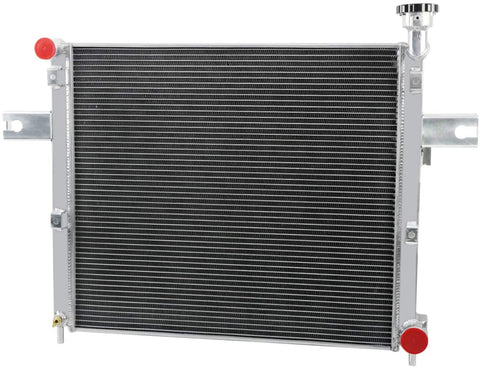 Primecooling 40MM 2 Row Core Aluminum Radiator for Jeep Commander 2006-10; Grand Cherokee 2005-10