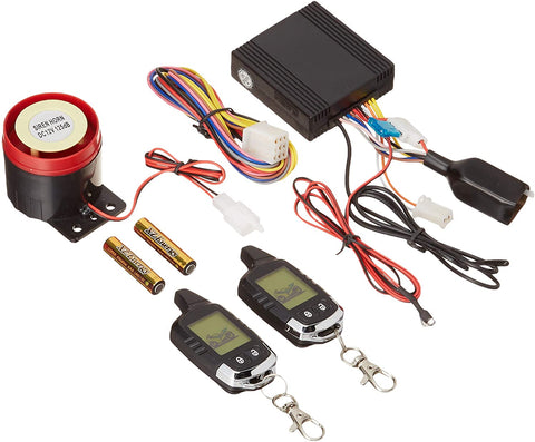 Kapsco Moto H6BERET Alarm Pager with Remote Engine Start (2 Way fits Suzuki, Honda, Yamaha, Kawasaki, Ducati, Harley Davidson and Many More Motorcycles)