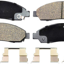 PT Auto Warehouse PT1039 - Ceramic Disc Brake Pad Set - Front
