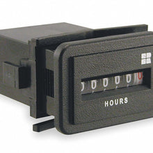 Hour Meter, DC, 2 Holes, Flush, Polymer