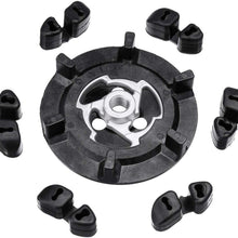 MeiZi Car Air Conditioner A/C Air Compressor Clutch Hub Rubber 5SE09C 5SL12C 5SEU12C 6SEU14C 6SEU17C 7SEU17C (Color Name : Without Rubber)