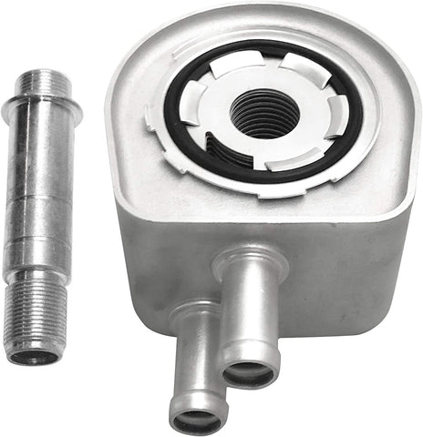 MYSMOT 4C3Z6A642A Engine Oil Cooler Kit Compatible with 1998-2003 Ford E Econoline Van/ 2000-2005 Ford Excursion/ 2000-2004 Ford F150/ 1999-2007 Ford F250 F350 F450 F550/ 5.4L or 6.8L Gasoline Engines