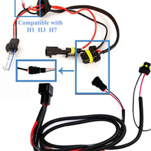 Xotic Tech 1 Set H1 H3 H7 H11 9005 9006 HB4 Xenon Lights Conversion Kit Relay Wire Harness Adapter Wiring