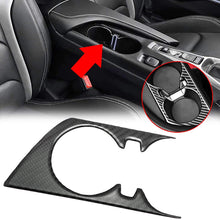 Xotic Tech Real Carbon Fiber Interior Gear Shift Knob Cover Overlay Trim Decal for Chevrolet Camaro 2016 2017 2018 2019 2020