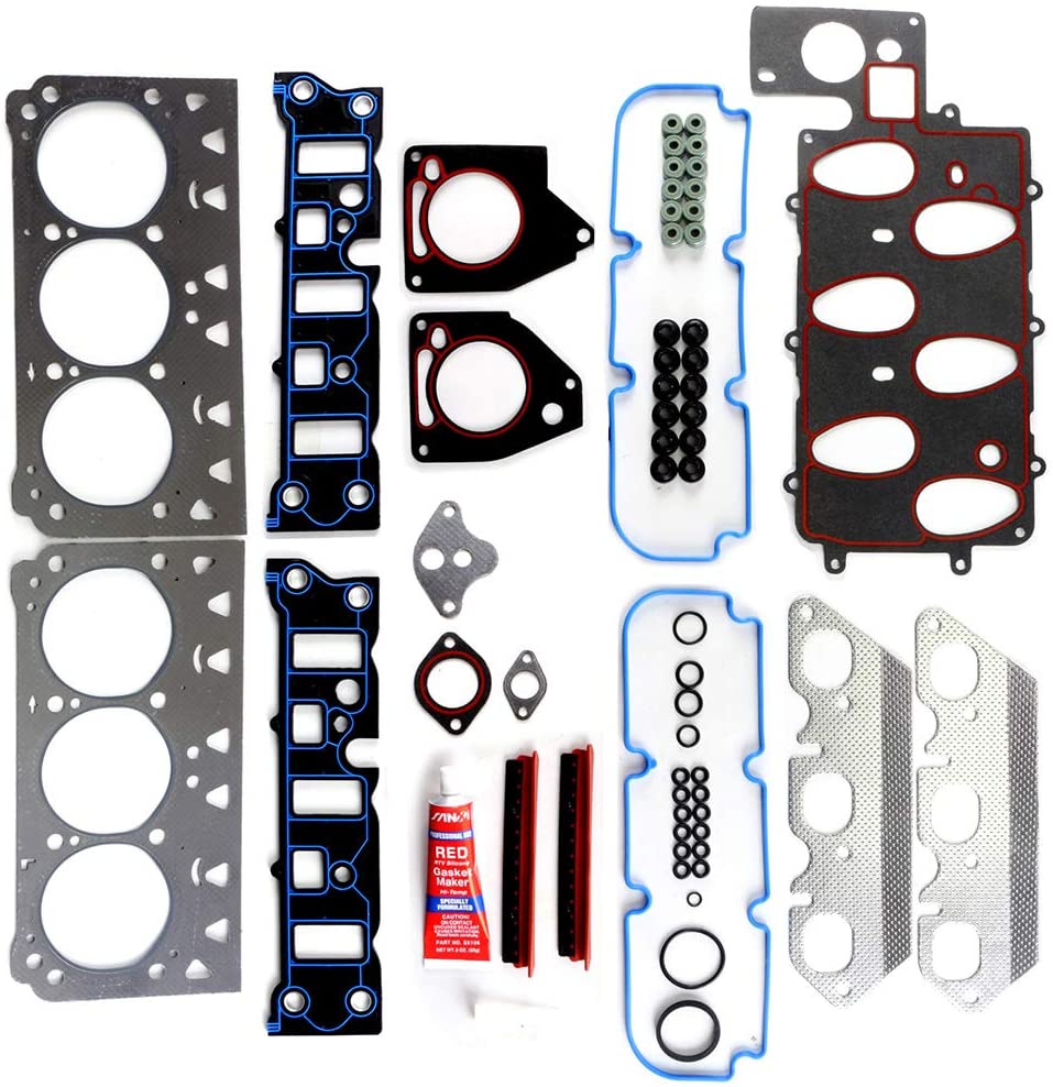 ECCPP Engine Replacement Head Gasket Sets Compatible With 1995 1996 1997 1998 1999 2000 2001 2002 for Chevrolet Camaro 2-Door 3.8L Base Convertible