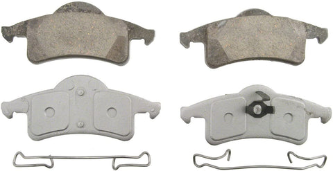 Wagner ThermoQuiet QC791 Ceramic Disc Pad Set With Installation Hardware, Rear